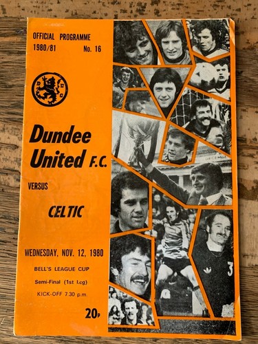 Dundee united home - united, programmes