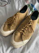 huf shoe size 11 Men Boy Tan Suede Holiday Party Garden Walk Party Lace Up Xmas