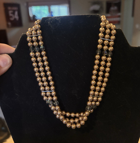 Gold tone multi strand - gold-tone, multi-strand