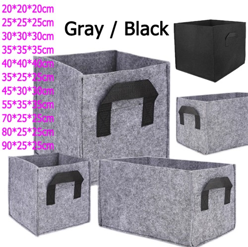 Square fabric grow pot bag - fabric,