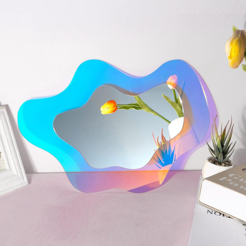 Irregular wall mirror - wall,