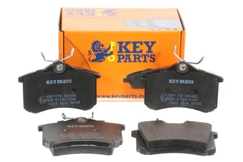 Key parts rear brake pad - key,