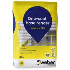 Weber One Coat Base Render - 25kg - Free Delivery - Bulk Discount