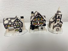 Set of 3 Christmas Village