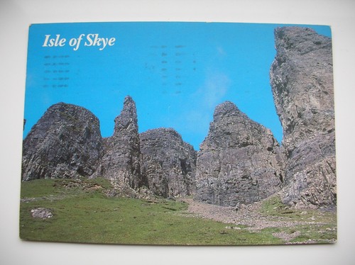 Skye postcard the quirang - -,