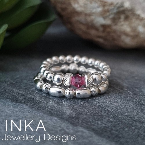 925 sterling silver stacking - 925,