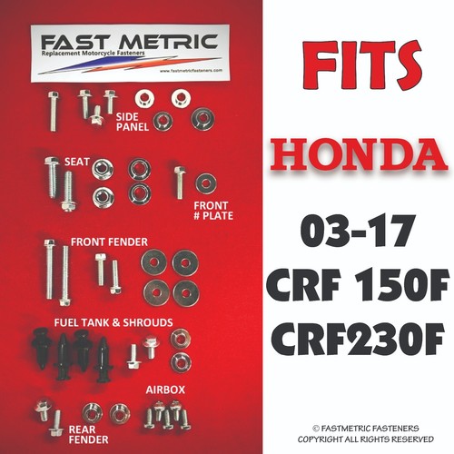 Fastmetric 41pc crf honda - crf-f,
