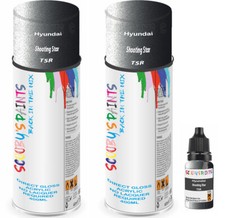 For Hyundai Spray Paint Aerosol Shooting Star T5R Car Scratch Repair Twin Pack