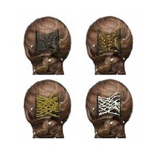 Double Comb Hair Slide Stretchable Band Assorted