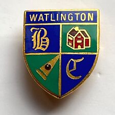 Watlington Bowling Club Vintage Pin Lapel Badge Enamel Bowls Oxfordshire UK