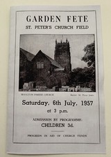 Beatles The Quarry Men St Peters Garden Fete Programme Booklet 06/07/1957 REPRO