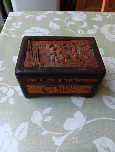 Vintage chinese camphor - vintage, wood