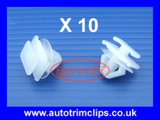 PEUGEOT 206 306 FRONT BUMPER INSERT MOULDING TRIM CLIPS