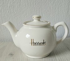 Lovely Small Vintage Harrods Cream Tea Pot, Gold Gilt James Sadler & Sons Ltd...