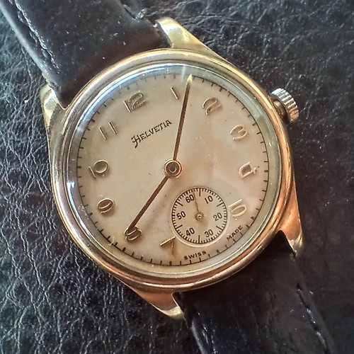Helvetia solid 9ct gold - gold, men's