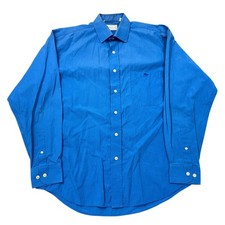 Pierre Balmain Shirt Check Regular Fit Blue Mens 15.5