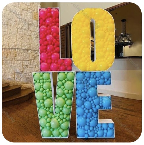 70cm balloon holder letters - 70cm,