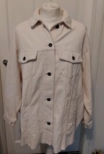 Zara Corduroy Cream Jacket