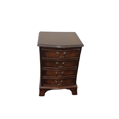 Vintage mahogany serpentine - mahogany,