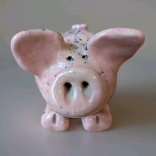 Handmade Studio Pottery Pig
