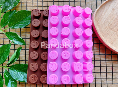 Fun faces silicone chocolate - faces,