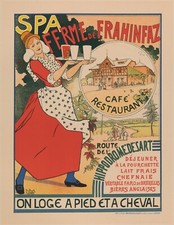 French cafe vintage poster - vintage,