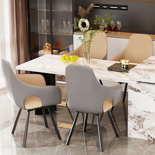Swivel dining chairs - 2/4,