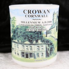Crowan Cornwall Millennium AD 2000 by Chown mug cup 3 inches tall