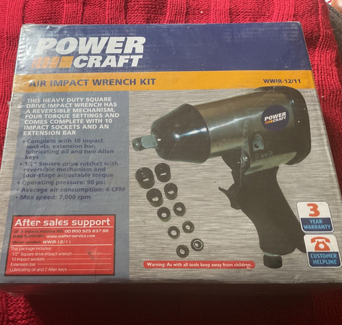 Powercraft air impact wrench - powercraft,