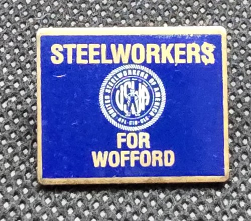 Steelworkers for wofford - wofford, pin