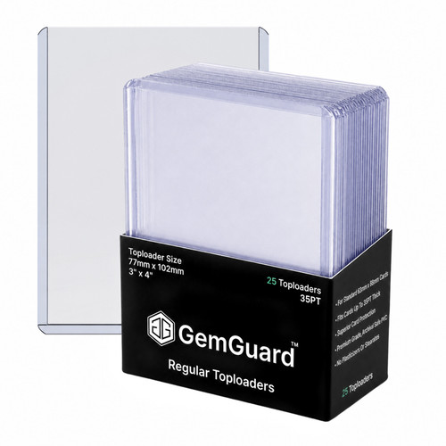 Gemguard clear toploaders - clear,