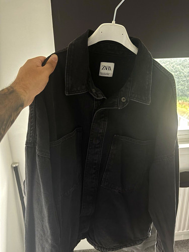 Zara men black - denim, shacket