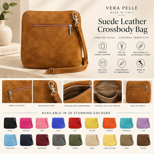 Womens ladies vera pelle suede - ladies,