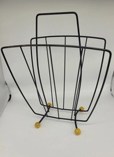 Sputnik Paper Rack Magazine Record Holder Original 1960s Retro Vintage Storage 