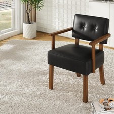 Accent chair faux leather - chair,