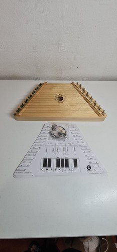 String wooden lap harp - wooden,