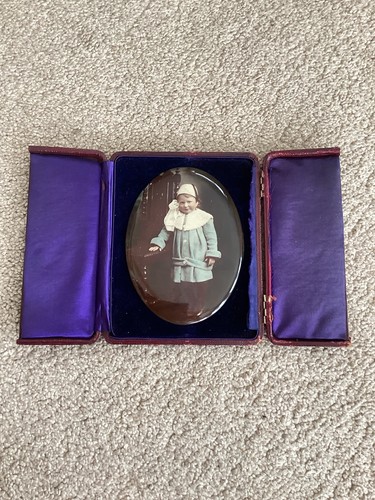 Antique cased oval - antique, photograph