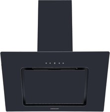 Cookology Angled Cooker Hood VER705BK/A++ 70cm Chimney Extractor - Grade A
