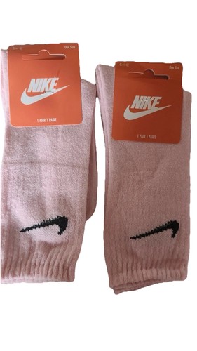 Ladies girls pink nike socks - ladies,