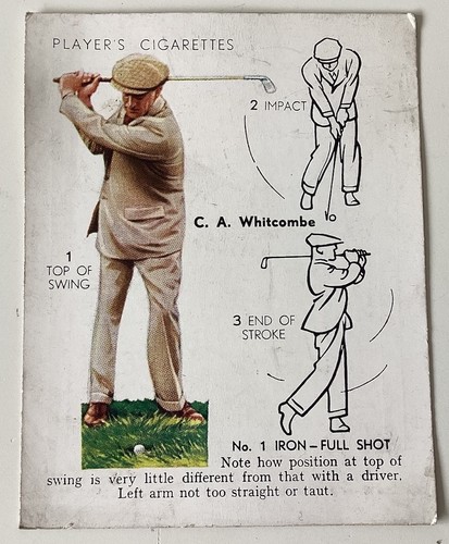 John player golf card - (large),