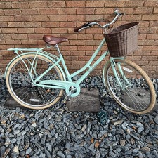 Raleigh Caprice Green Ladies Bike - Dutch Style - With Front Basket (Detachable)