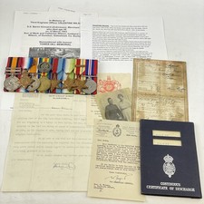 Boar War WW1 WW2 Medal Group