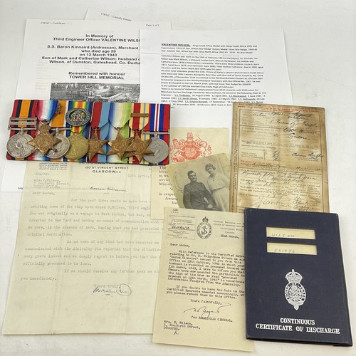 Boar war ww1 - medal, group