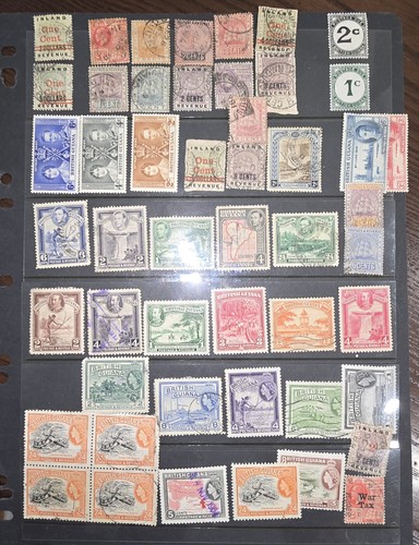 British guiana stamps - british,