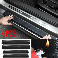 4x Car Door Plate Sill Scuff Cover Anti-Scratch Sticker Strip Tape Accessories
