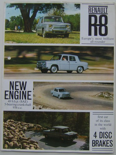Renault 956cc saloon 1962 - 956cc, 1962-63