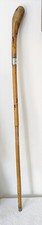 Vintage bamboo military officer's walking / swagger stick silver collar 