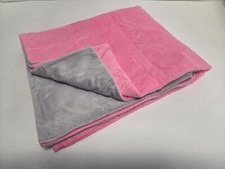 Weighted blanket pink grey - blanket, pink/grey