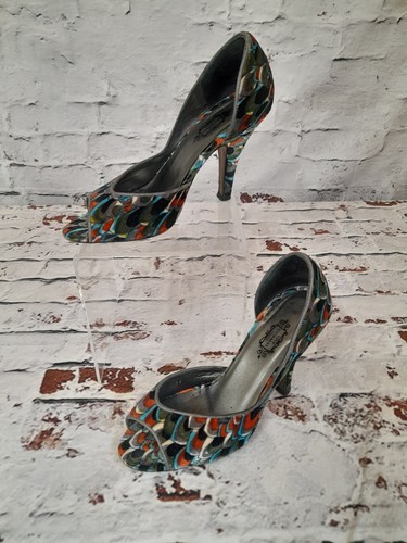 Lulu guinness velvet heeled - velvet,