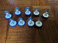 9 x Napoli With Badges Subbuteo Players late 1980s No 495